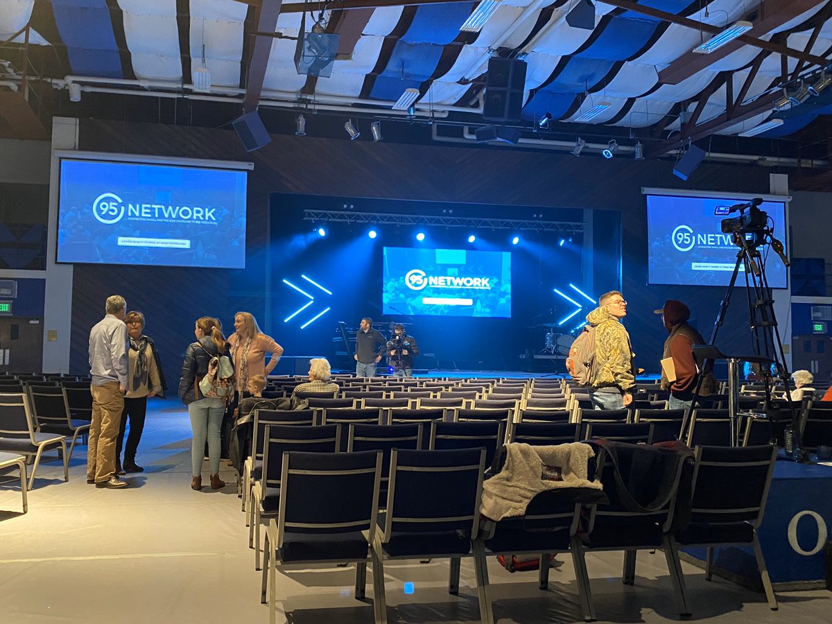 95Network's tweet photo. Day 2 at the Preaching-Teaching Convention at @Ozark1942! We’ll be talking about communications at the 4:00 workshop in L23 and are excited for another day with the church leaders here! #OCCPT https://t.co/LW7CMrxkIi