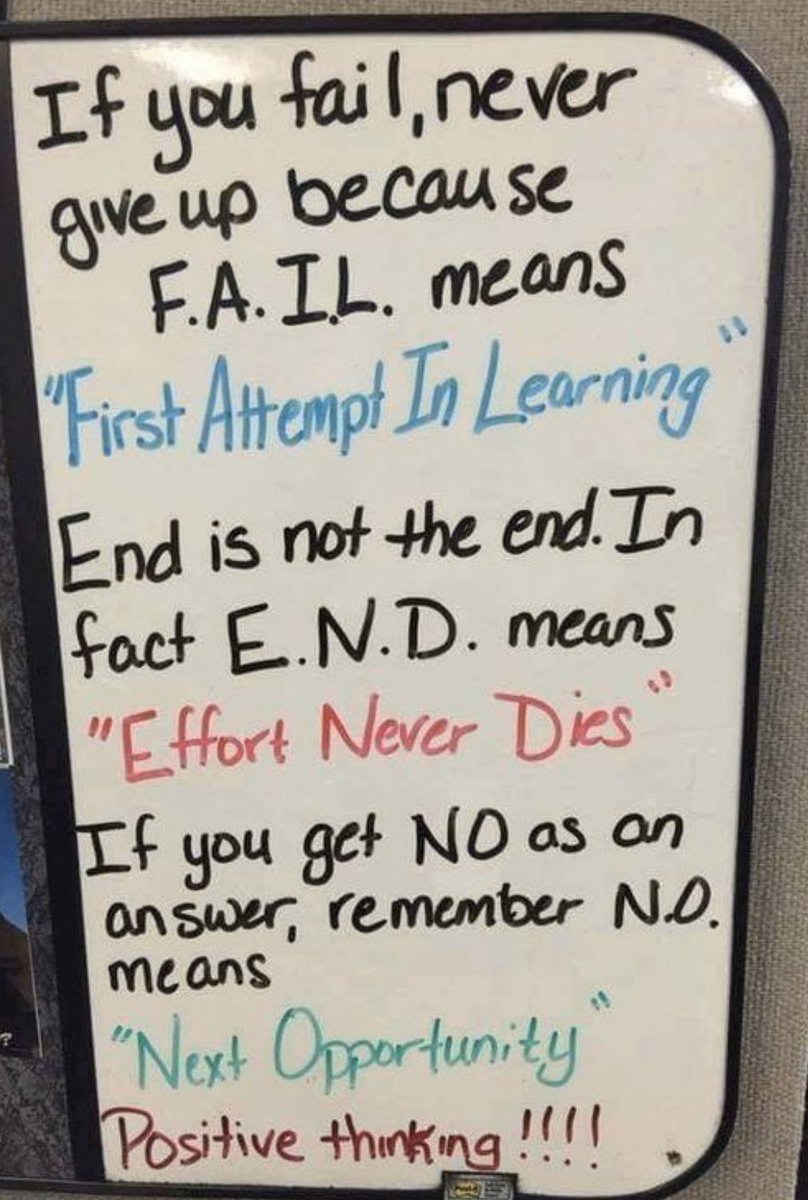 cmurrayEDU's tweet photo. Positive energy transcends to new thought processes #fail #end #no = #GrowthMindset https://t.co/90aMwy5Jkh