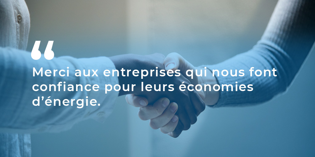 Toute l'équipe <a href="/EFICIA_/">EFICIA</a> vous remercie pour votre confiance 🤝
Nous sommes convaincus que votre implication dans l'économie d'énergie participe au développement durable et en faveur de notre planète 🌍