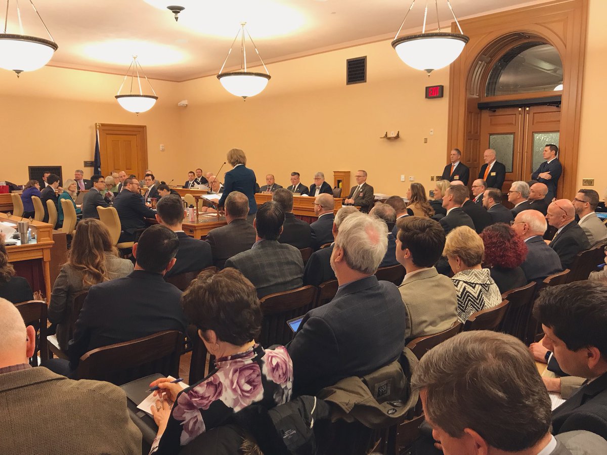 StanMeyers's tweet photo. .@KDOTHQ Sec’y Lorenz opening remarks at the House Appropriations hearings. The proposed #transportation plan #ForwardKansas is not from 1 person or 1 agency, but the result of statewide #collaboration. It provides for preservation, #modernization, & economic #opportunity. #ksleg https://t.co/vP51d0ioGC