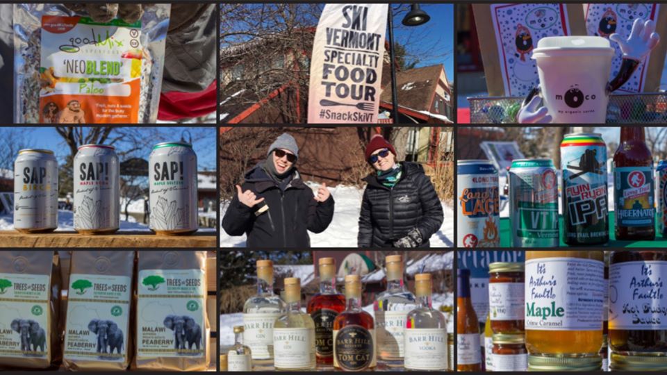 RideVermont's tweet photo. @ski_vermont specialty food day tour is at @Smugglers_Notch today so stop by, say hi, grab some stickers and check out what our vendors are sampling today! https://t.co/EQQWtHWrb3