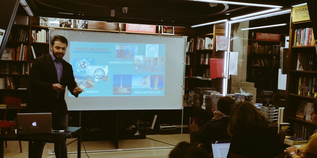 StartupMessina's tweet photo. Prosegue Fabrizio Privitera con “Augmented Visual Art” idea a tema #turismo. Questa #startup mira a formulare un nuovo concetto di turismo hi-tech, virtuale e aumentato. Questa idea è la risposta alla bellezza che c’è oltre ciò che possiamo vedere.#fdime #avaiava #Messina https://t.co/xvXPCpI7zb