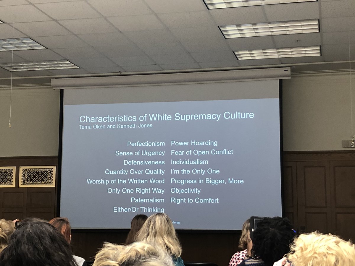 Day 2 of #MuseumsChallenge with <a href="/JJonesRizziSMM/">Joanne Jones-Rizzi</a> discussing white supremacy. “Call our discomforts in service of change.” #UFMS20 <a href="/UFMuseumStudies/">UF Museum Studies</a>