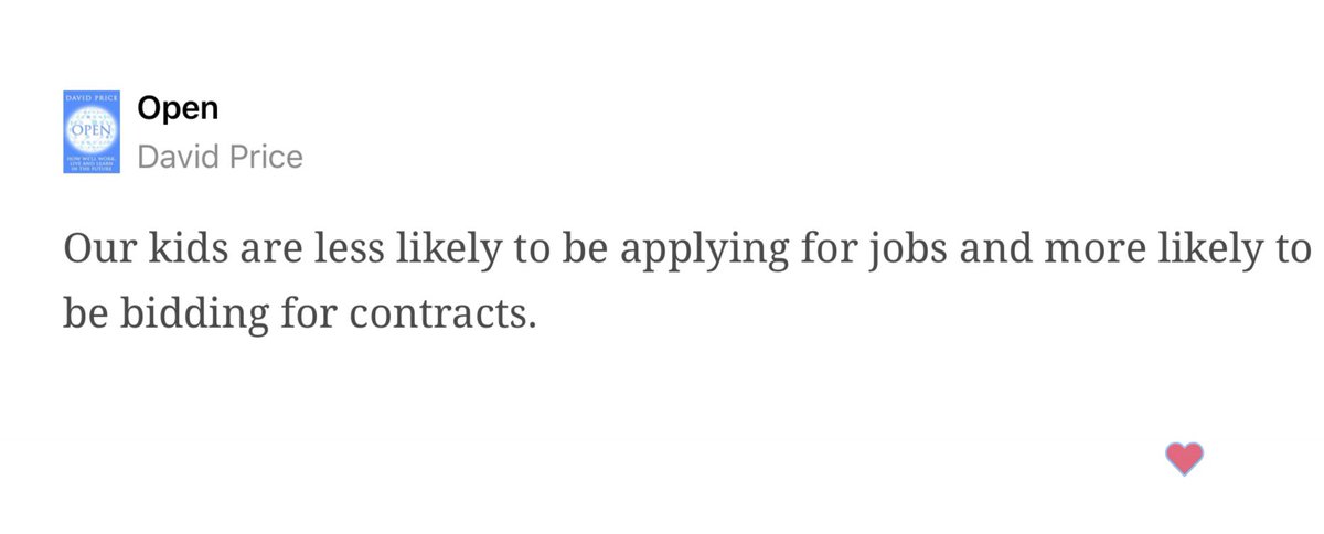 As I teach College &amp; Career middle school students, the focus is shifting from degree / license (static) to depth of knowledge and ability to implement (process). I recently read that this is what Elon Musk looks for when hiring,
. <a href="/readwiseio/">Readwise</a> <a href="/elonmusk/">Elon Musk</a>