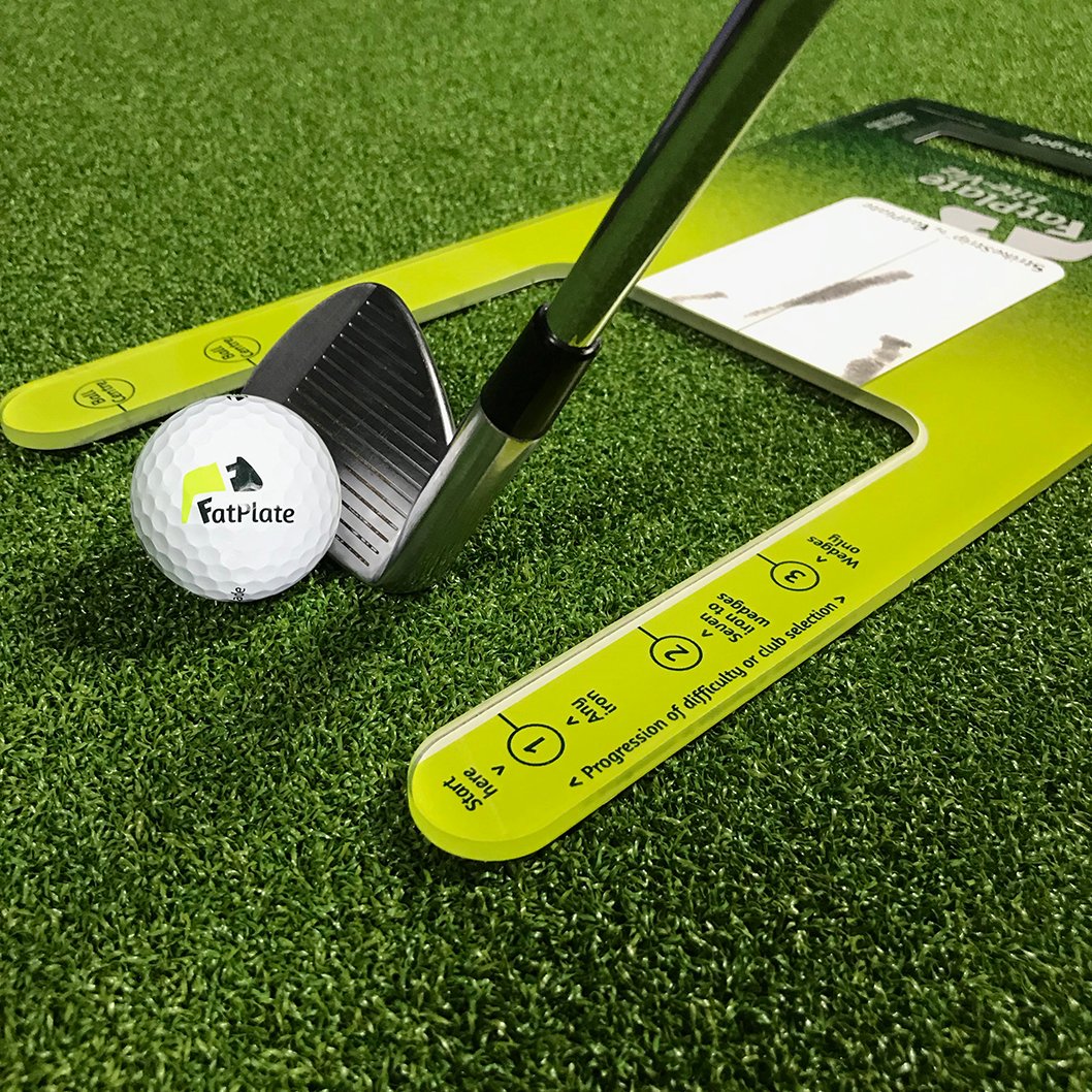 fatplategolf's tweet photo. With (approx) attack angles of: 0, -3 and -6, FatPlate Lite’s three ball position guides allow you to practice altering the trajectory of your iron shots.

https://t.co/26nOCGGy89

#BallThenTurf #ImproveYourStrike #HitMoreGreens #PracticeSmarter #P730 #TP5 https://t.co/zkge8JS17g