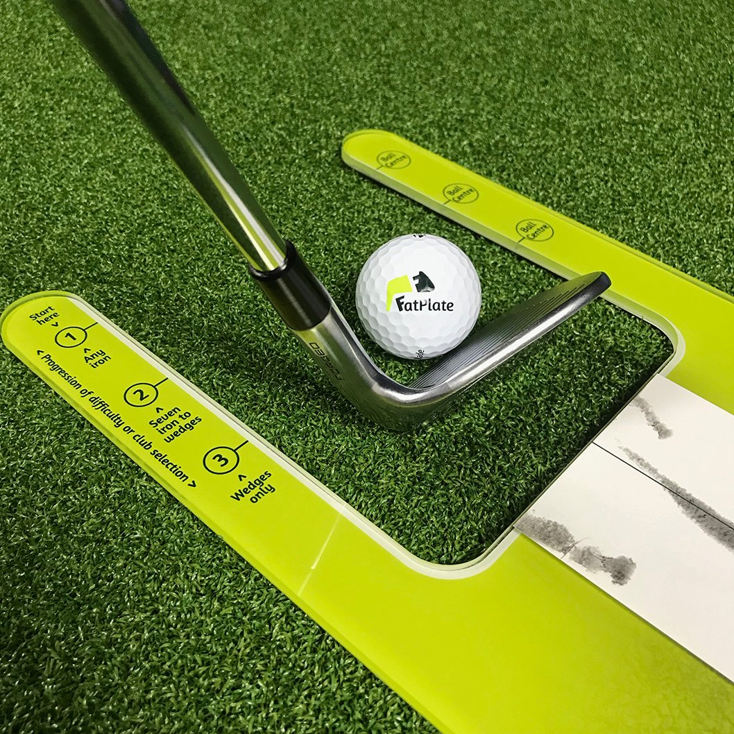 fatplategolf's tweet photo. With (approx) attack angles of: 0, -3 and -6, FatPlate Lite’s three ball position guides allow you to practice altering the trajectory of your iron shots.

https://t.co/26nOCGGy89

#BallThenTurf #ImproveYourStrike #HitMoreGreens #PracticeSmarter #P730 #TP5 https://t.co/zkge8JS17g
