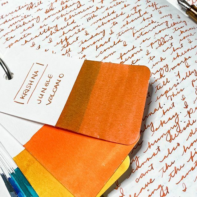 withJestine's tweet photo. https://t.co/4109bJaNtf Back at it with #morningpages. Tried the Jungle Volcano by @krishnainks this weekend. ⁠Kinda smelled like Povidone-iodine at one point. 
Pen used: Jinhao 992 (for all my high sheeting inks)
.⁠
.⁠
.⁠
.⁠
.⁠
#fountainpen #fountainpens #fountainpenne… https://t.co/ZxsuoFeOeS