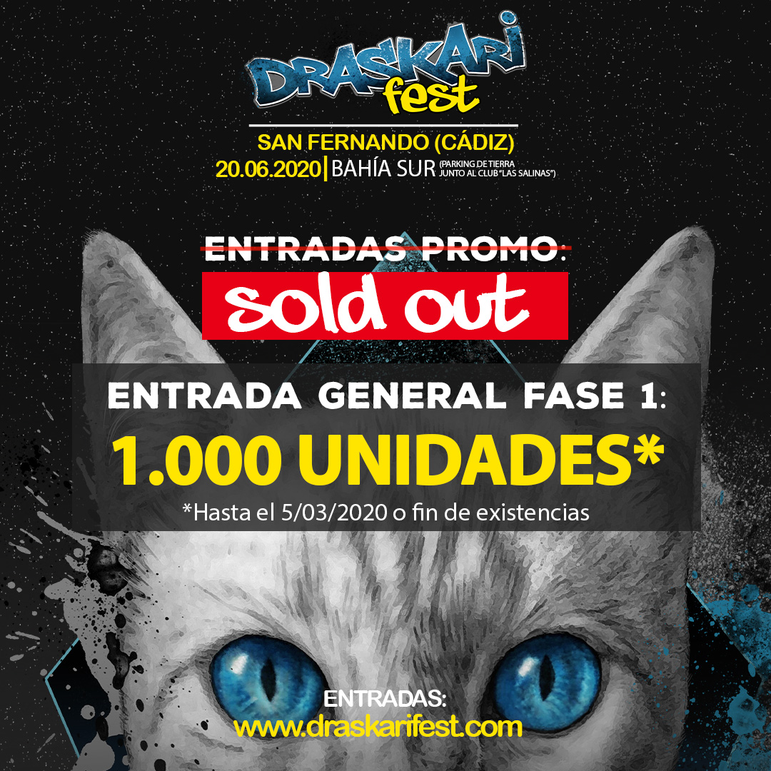 draskarifest's tweet photo. ¡OS HABÉIS MERENDADO LAS ENTRADAS PROMO GENTE! 🤩 https://t.co/qS3doGhMzG