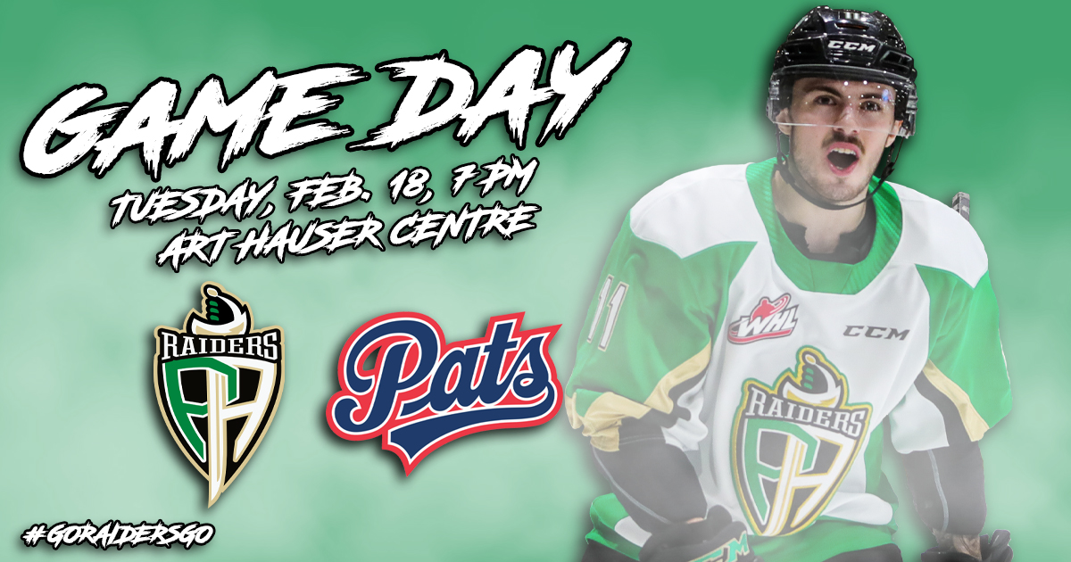 PARaidersHockey's tweet photo. It's game day! We're hosting the Pats for a Tuesday night tilt!
π²Get the Game Preview on the Raiders App, or online here: https://t.co/9ljjnGML7o
π https://t.co/qMTLDkUFdp
#GoRaidersGo #PackTheHauser #PAvsREG https://t.co/t4vvVctJWI