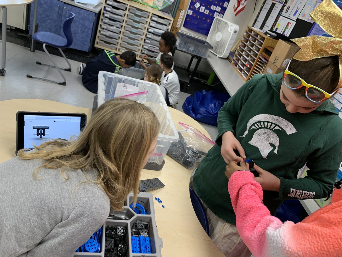 <a href="/a2_allen/">A2Allen</a> students work with vex to create a vehicle to start developing their design to save an egg 🥚 and experiment with potential and kinetic energy! #wearea2allen