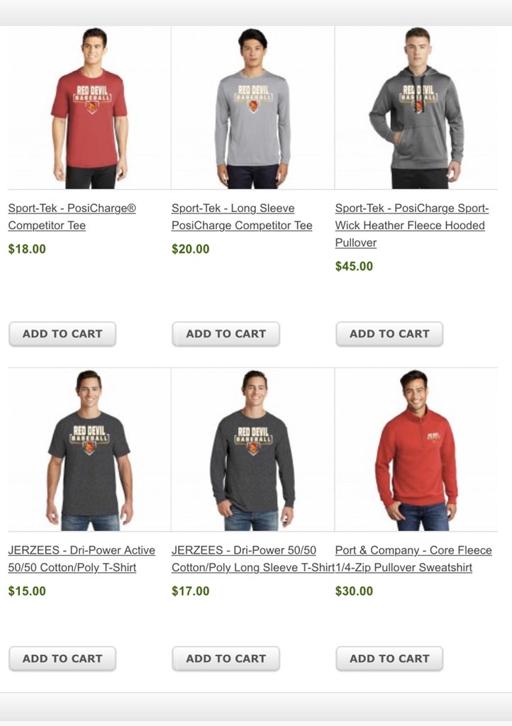 The Red Devil Baseball team store is up and running. It will be open until February 28. Items can be picked up from Coach Winters. shopsilkworm.com/mhsbaseball/ <a href="/LenNovara/">MHS Red Devils</a>