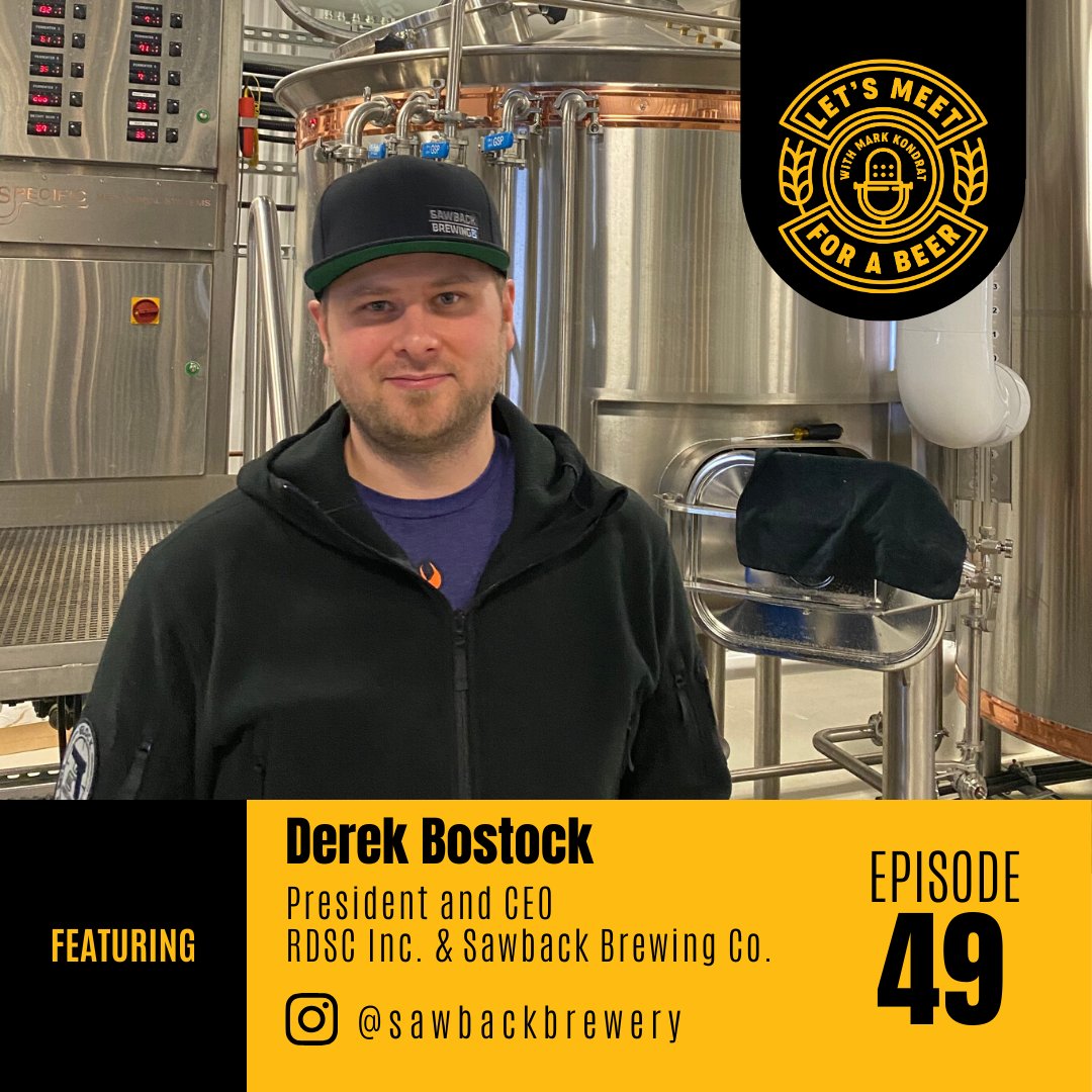 mark_kondrat's tweet photo. Brand new #LetsMeetForABeer is out today! @sawbackbrewing and @rdsc_inc President & CEO Derek Bostock joins us to talk #beer, #guns, and quitting your day job
Apple Podcasts: https://t.co/VVy2mvJ3T1
Spotify: https://t.co/t9xeEzKFWt
#lmfab #craft #reddeer #shooting https://t.co/iKtk88lJfk