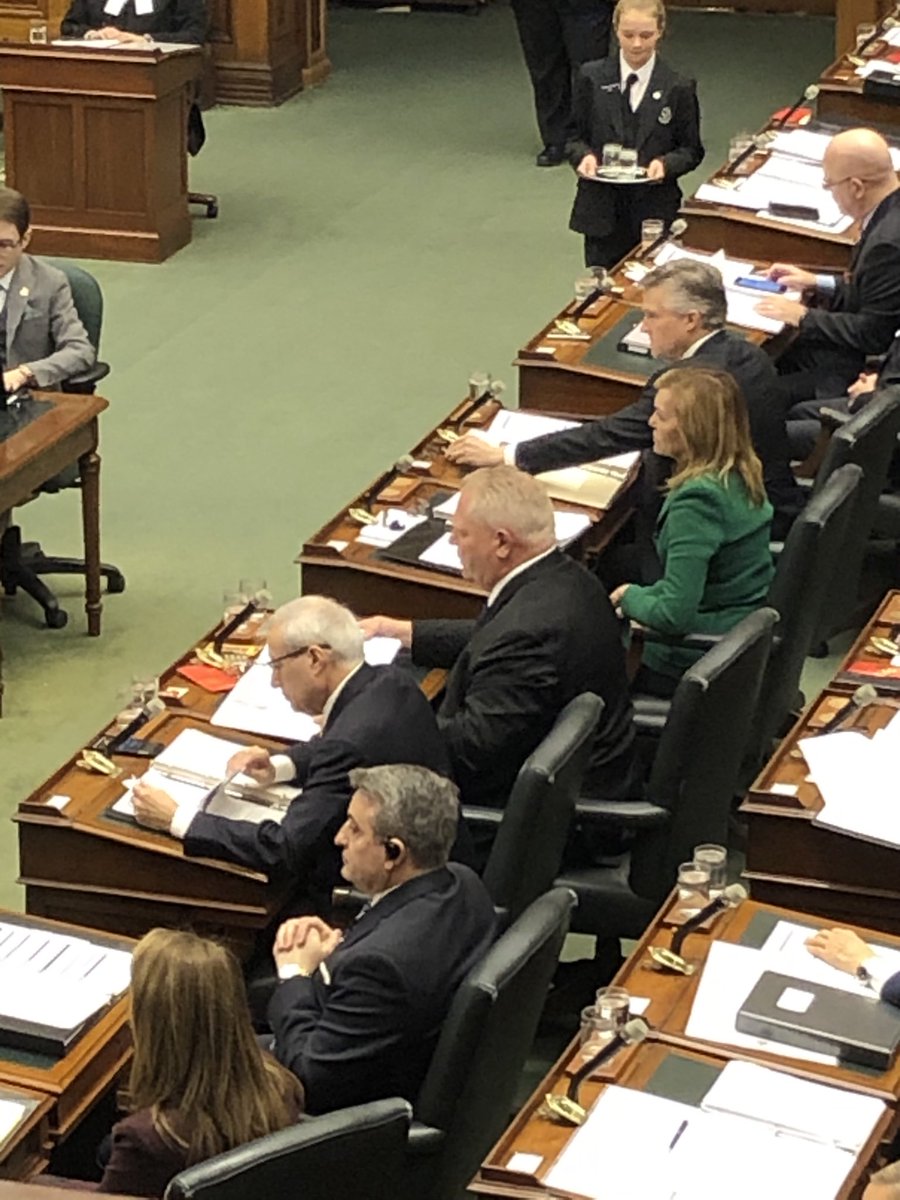 CityCynthia's tweet image. Doug Ford just said his government has reduced class sizes from 28 to 25.   Misleading.   Proposed INCREASES were reduced from 28 to 25.  #onpoli #onted #oostf