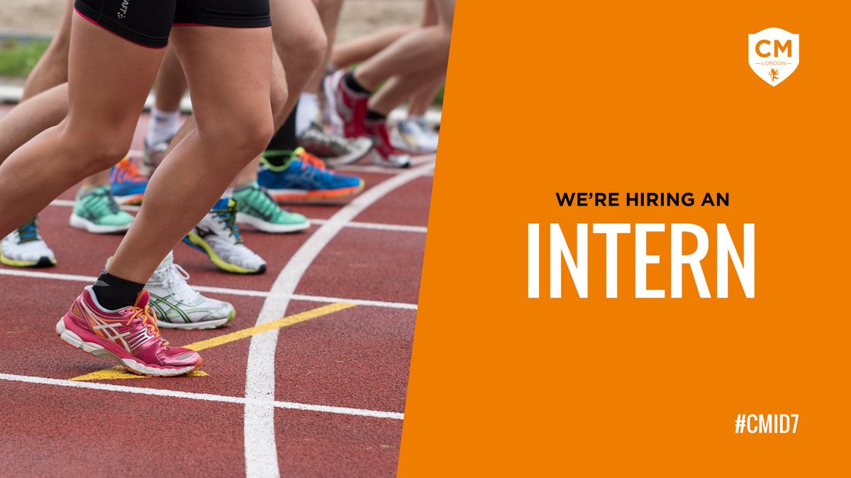 CMid7's tweet photo. Are you our next intern? We are looking for an intern to play a key communication role in supporting our team to deliver sports, active lifestyle and brand content to our ‘active-focused’ mobile apps. Job description...
https://t.co/ZLxCYsdHax https://t.co/0CGvM561Az