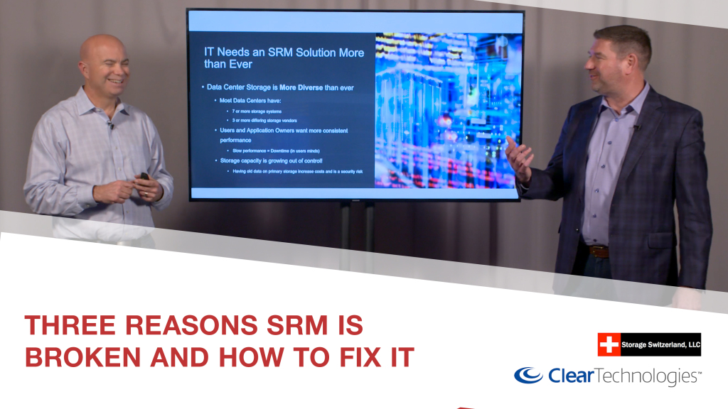 storageswiss's tweet photo. Register for The Upcoming Live Webinar: Three Reasons SRM is Broken and How to Fix It https://t.co/EU0PrHVjUh https://t.co/9uXrZ0oPWJ