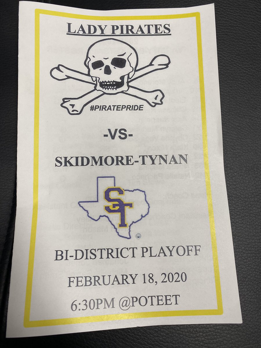 LoriLwilson23's tweet photo. Good luck to your Lady Pirates playing Skidmore tonight in Poteet at 6:30..come out and support this group they have worked so hard..#playoffs2020 #playformac @The_Leader_News @lytleisd https://t.co/KOxP98EFDY