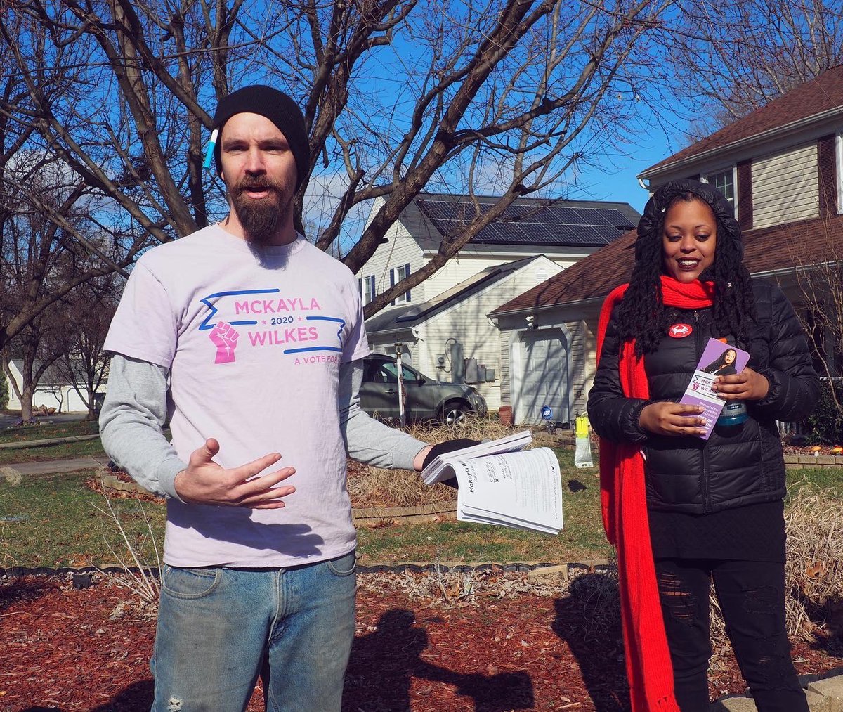 team_mckayla's tweet photo. Greetings Twitter,
My name is Tom Johnson. I'm the Field Director for @MeetMckayla & it's 1000% my dream job.
What follows is a HOSTILE TAKEOVER of this account - megathread of doorknocking pics/tales, a volunteer lovefest, & reasons why ur job kinda sucks compared to mine, tbh https://t.co/kTD6Gy6sRf