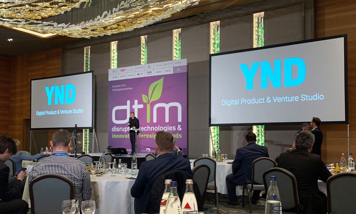What a great conference #DTIMdach! 🚀So many new ideas and exciting initiatives from German companies enabling #corporateinnovation. We are happy to use this opportunity to share our vision and thoughts! 🙌
#YND #agilesoftwaredevelopment  #mvpbuilding
#MVP #mvpdevelopment