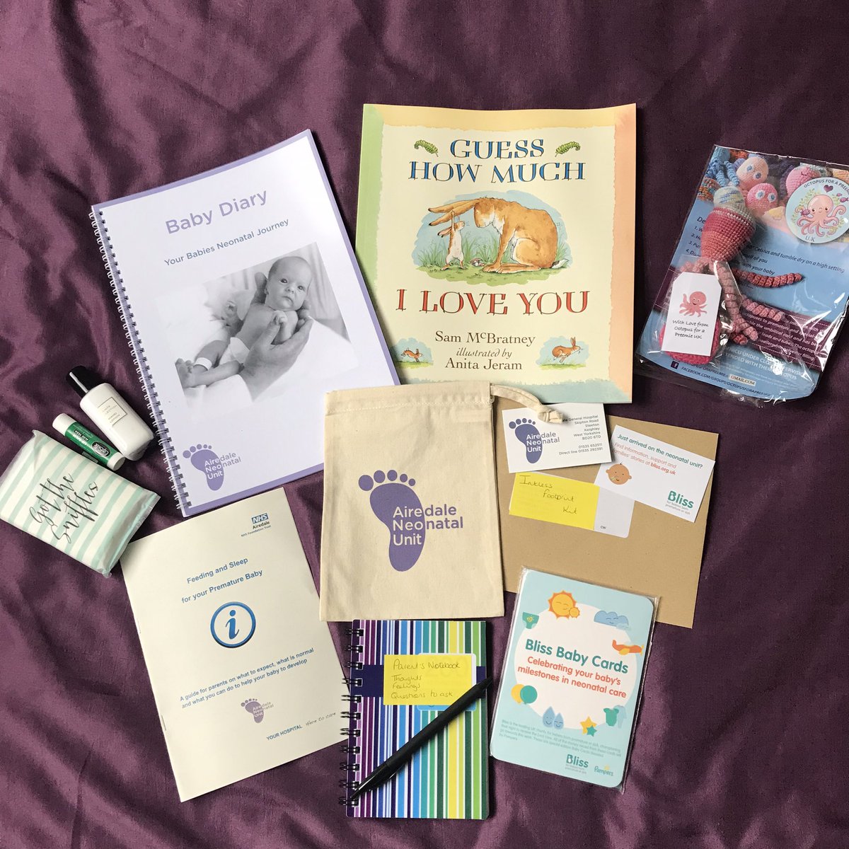 NurseBecs's tweet photo. Our journey packs haves launched! To be given out to parents on admission. Thankyou to @DesignInman for the branding, logo and baby diaries. @SzparaSarah @AiredaleNHSFT #airedalennu #babydiary #journeypack https://t.co/dCfSEsfEdm