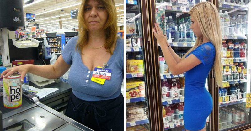 noteableyfood's tweet photo. Attention Walmart shoppers: please wear clothes and shoes to the store 😱😱