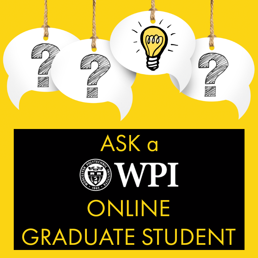 wpigradstudies's tweet photo. You have questions, and our students have answers. Check out this new podcast to get the real deal from two WPI online grad students. #highered #engineering #onlineeducation #lifelonglearning #continuingeducation #faq #masters @wpi https://t.co/77tL3BtYwU https://t.co/MKRHCJYYfF