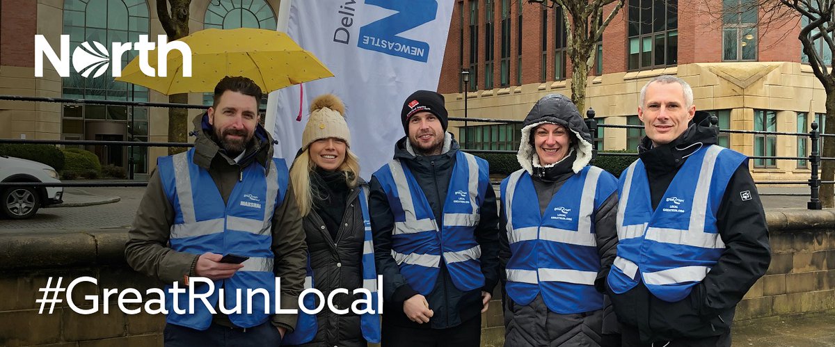 NSMarineIns's tweet image. Last week we were out in force for the @GreatRunLocal on the Quayside. A little bit of rain never hurt anyone! 

#GreatRunLocal