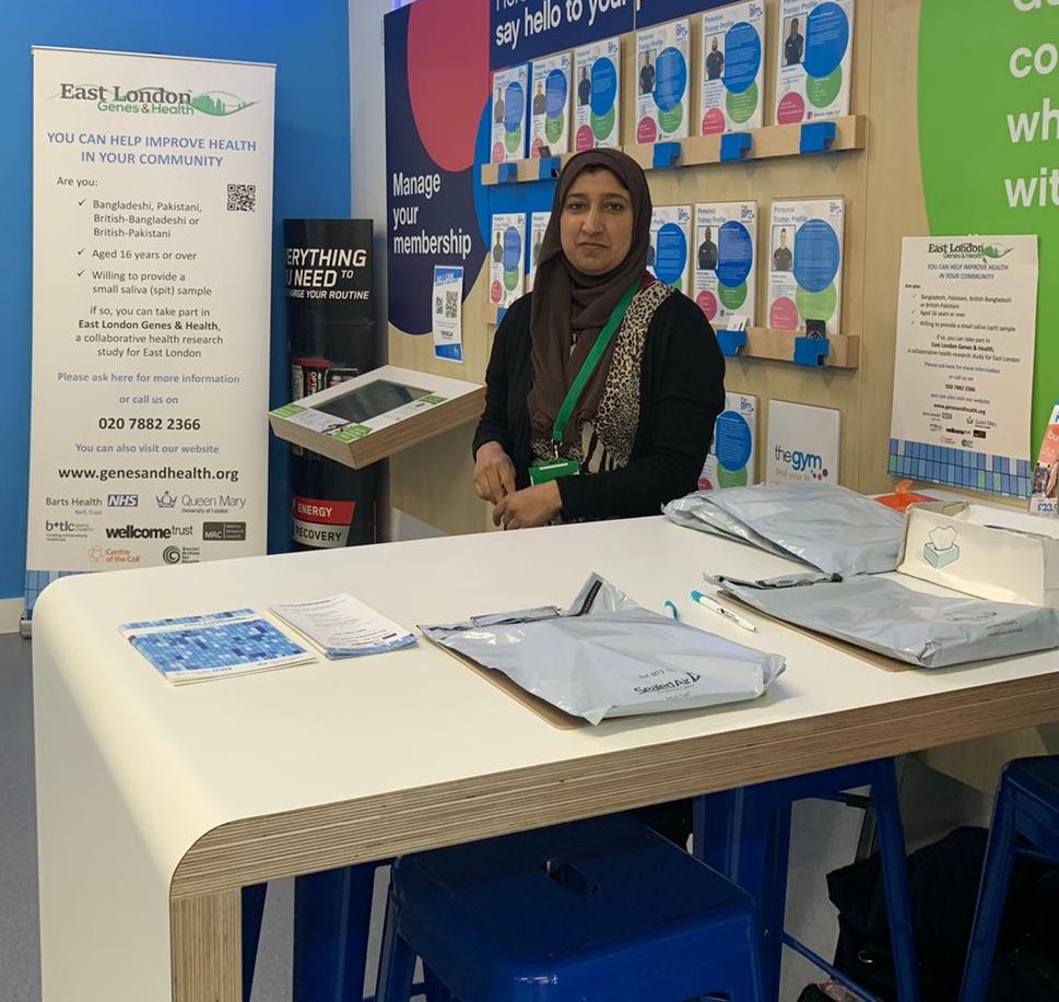 ComResearchSafh's tweet photo. #eastlondongenesandhealth 
At today’s session at @PureGym in Walthamstow. #community #research #engagement @EastLondonGenes @SAfHUk https://t.co/HwD9L227rn