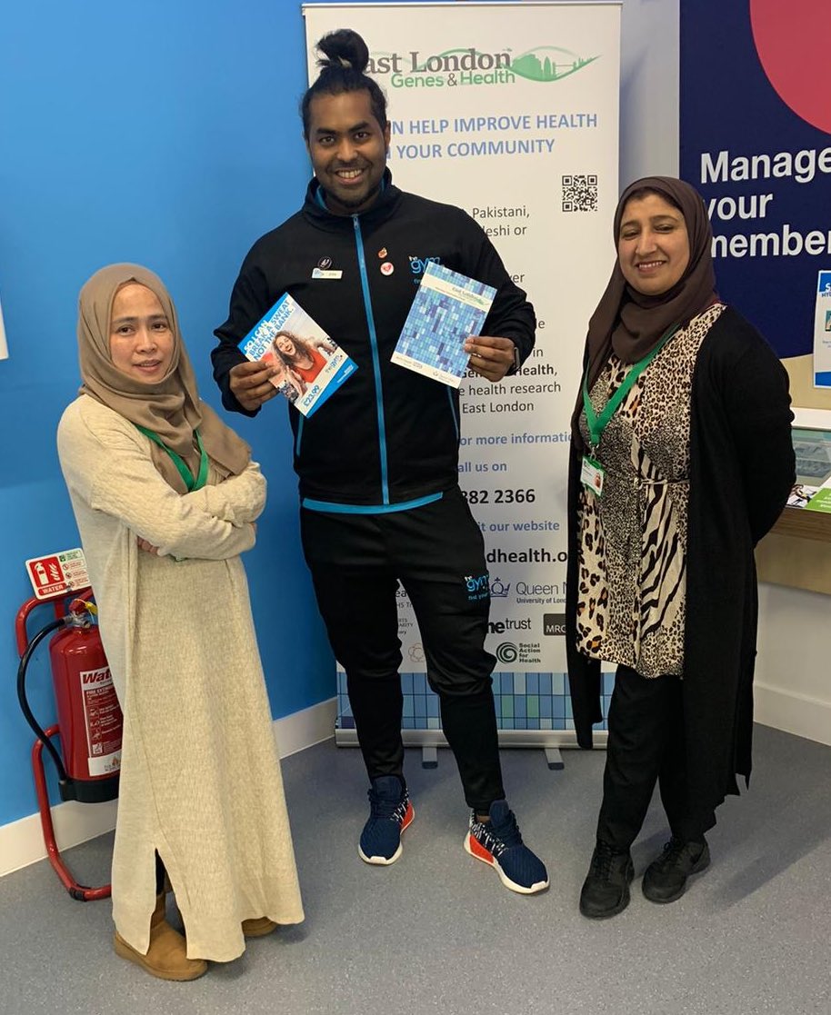 ComResearchSafh's tweet photo. #eastlondongenesandhealth 
At today’s session at @PureGym in Walthamstow. #community #research #engagement @EastLondonGenes @SAfHUk https://t.co/HwD9L227rn