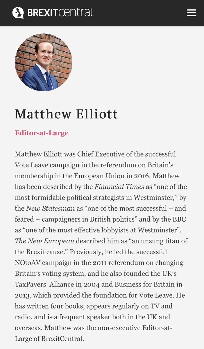 ppestuff's tweet photo. @ActivistKelly @mathew_elliot is keeping his name out the #MSM you have to ask yourself why. ? What is he hiding? #russian interference? #moneylaundering ? #taxpayeralliance ? Does he have information on @michaelgove @BorisJohnson #farage ? Why is the police not investigate? #brexitcentral https://t.co/RoNVLB8BVy
