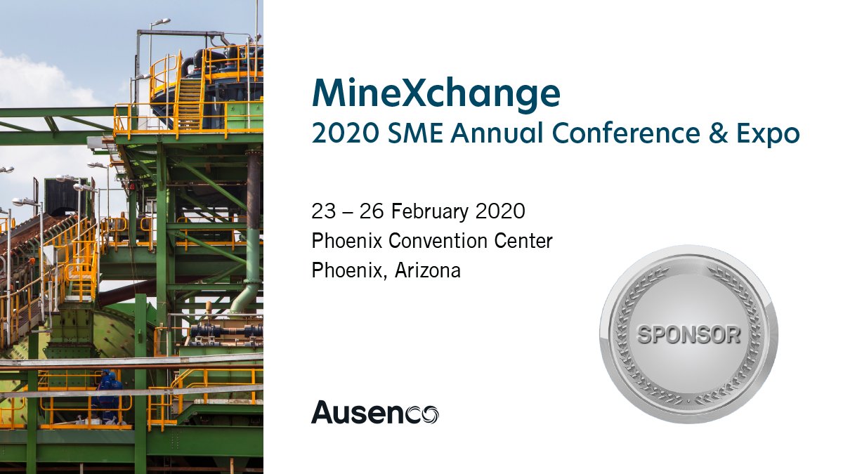 Ausenco's tweet image. We&apos;re sponsoring the Mineral &amp;amp; Metallurgical Processing Division luncheon at the @smecommunity MineXchange Annual Conference &amp;amp; Expo in Phoenix, USA. Connect with Jim to find out how we can support a project through the various study phases. #AskAusencoHow #Mining #MineXchange