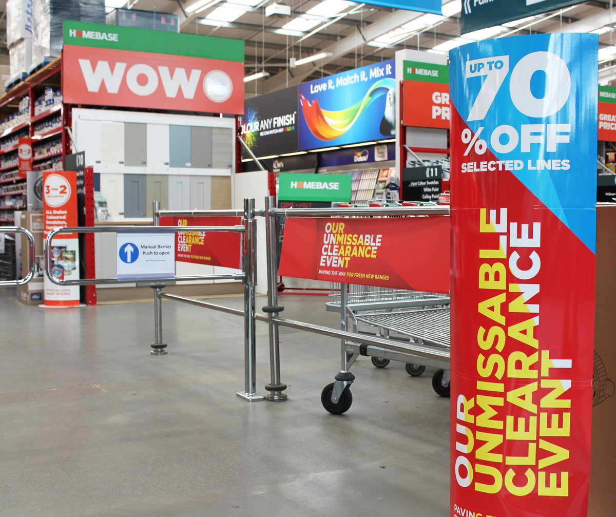 PureprintGroup's tweet photo. Our large format print experts work closely with @Homebase_uk to deliver on brand POS solutions across their 160 store network. Read more in our case study https://t.co/bSdV42IBul #POS #Homebase #instoremarketing #retail #retailwindows #largeformatprint https://t.co/Tz9hJKV7P7