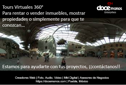 DocemonosE's tweet photo. Tours Virtuales 360°, otra cosa más que podemos agregar a tu página Web... https://t.co/ha5PdNBGA2