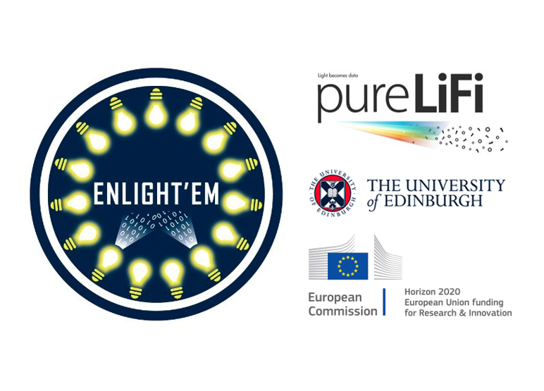 purelifi's tweet photo. Incredible opportunity for two Early Stage Researchers hosted by pureLiFi under EU Horizon 2020 @EnlightemMSCA.  Join our LiFi revolution &amp; shape the future of wireless comms while pursuing a fully-funded University of Edinburgh PhD programme: https://t.co/iUVxpCp74K. https://t.co/NyO6SUEYeW