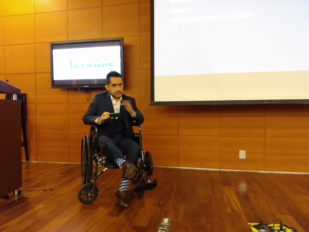 CIOMexico's tweet photo. "Cyberexposure: conócete a ti mismo para controlar el riesgo' es el tema de la conferencia de Edher Domínguez, Sales Engineer de @TenableSecurity México, en el seminario #CSO20mx
@computerworldmx #CSO20Mexico #ciberseguridad #cibercrimen #Cyberexposure https://t.co/buMwx59hPS