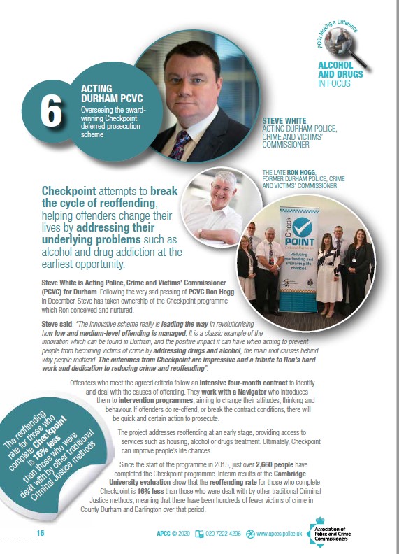 The <a href="/AssocPCCs/">Association of Police and Crime Commissioners</a> have today launched

'Alcohol and Drugs In Focus' #PCCsMakingADifference

You can read more about it including <a href="/checkpoint999/">Checkpoint & Offender Management</a> at the link below

apccs.police.uk/media/4956/alc…