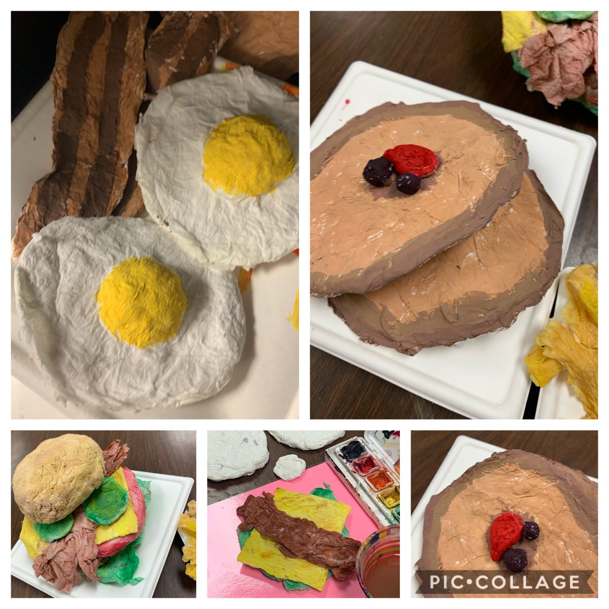 CruzRam2122's tweet photo. #toiletpaperart #papersculpture #eggstastic #FoodieContest #food @NISDRawlinson @WeGoPublic @briantwoods1 @TeriYasger @NISD_FineArts from cheap toilet paper 2 FANTASTIC #artwork! @RootEdSA @McDonalds @BurgerKing @Whataburger @IHOP breakfast. @FoodNetwork @NISDRawlinson @NISD https://t.co/UdhgZaFp5q
