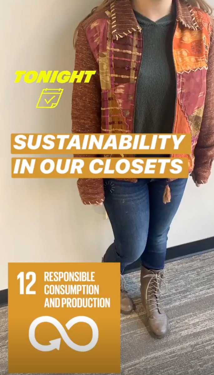 newpaltz's tweet photo. Sustainability in our Closets: Tips and Practices for Incorporating Sustainability into your Wardrobe with Professor Andrea Varga - Tue. Feb 18 at 5 PM in the Honors Center of College Hall. #npgreen #npsocial #globalgoalsweek #NoOneLeftBehind https://t.co/suNv8S0oRI