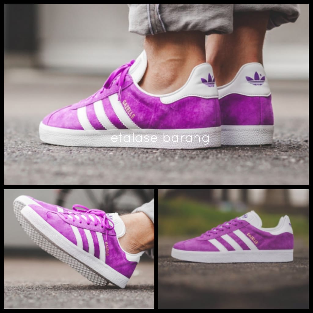 adidas Wmns Gazelle Purple
Harga retail : Rp. 1.500.000
Harga sale : Rp. 650.000
Art. BB5484 / Vietnam
Size 40 : 25 Cm