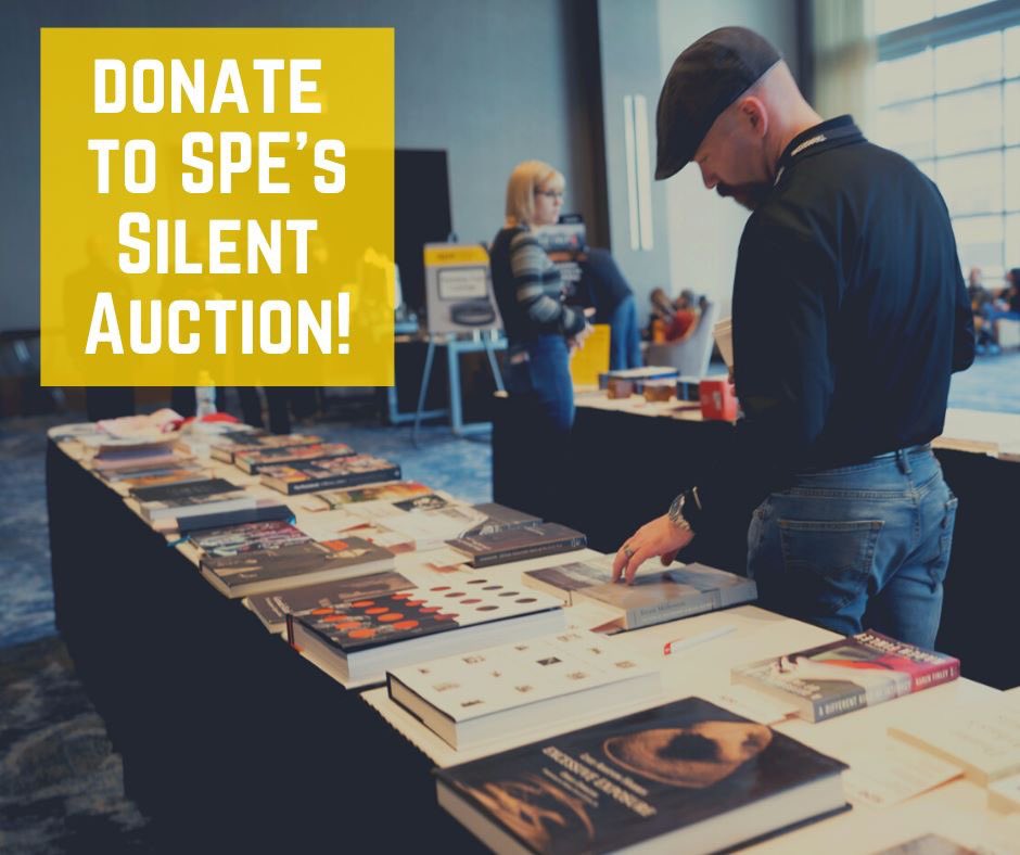 Are you published? Support SPE and increase your visibility to SPE conference participants by donating your book to SPE's Silent Auction! Items must arrive by Thursday, February 27! #spehouston Download SPE's donation form here: spenational.org/files/material…