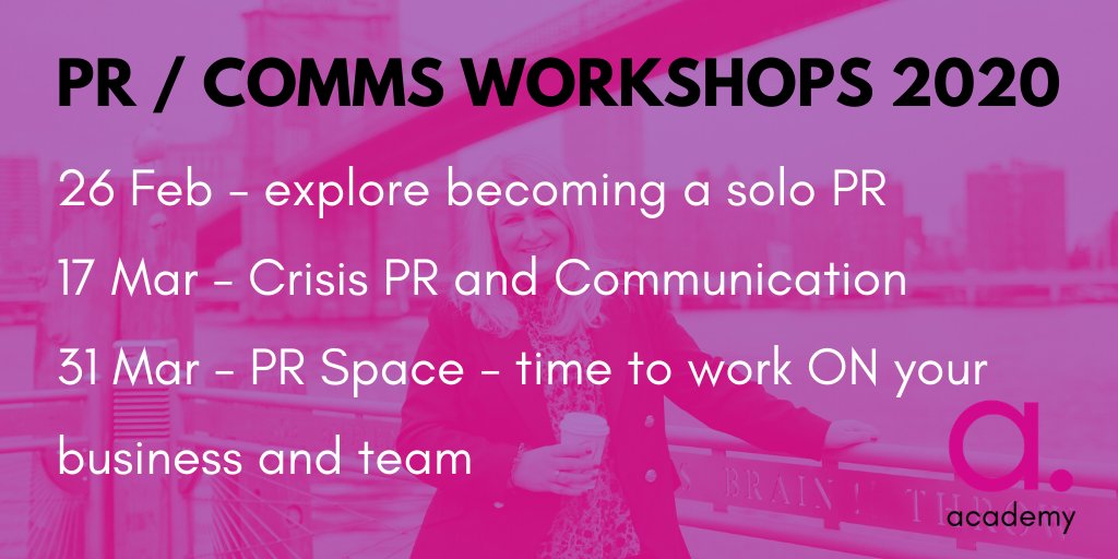 laurasuth's tweet photo. I have three development opportunities from now until the end of March. Info and bookings here https://t.co/VjDEwkH2Of Let me know if you have any questions! #PRlearning #PRtips https://t.co/ujmapkqoq2