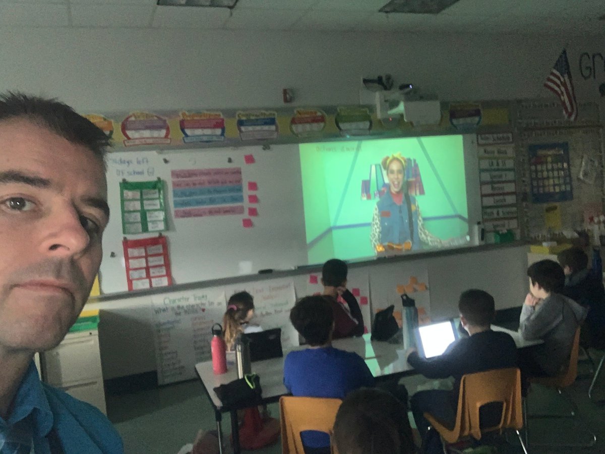 TechTeacherMrP's tweet photo. Thanks to @MissRabeh for welcoming me to her #aNAISing class & incorporating me in a lesson!We listened to music, examined lyrics for meaning and theme, and used Google Slides to answer!So much Tech I felt at home! Where will I drop in next?
#DropInChallenge #NAISTech #TechTeam https://t.co/dCwkaM9ccR