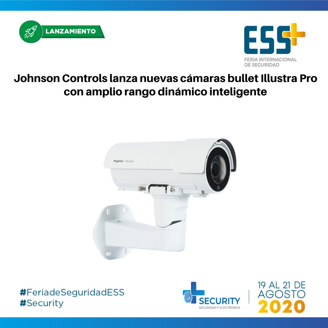 Securityfair's tweet photo. La nueva cámara bullet Illustra Pro Gen3 de @johnsoncontrols optimiza automáticamente la calidad del vídeo# y, al mismo tiempo, minimiza el tiempo de configuración.
#FeriadeSeguridadESS #EssNews #JohnsonControls # bulletIllustra #Tyco #VideoVigilancia
https://t.co/Lt0KNgNvw5 https://t.co/6cIc09iQqd