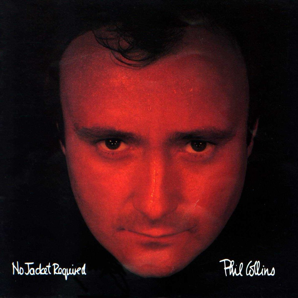 landofthe80s's tweet photo. No Jacket Required, the third  solo studio album by Phil Collins was released today in 1985. The album features top 10 singles "One More Night", "Sussudio", "Don't Lose My Number" and "Take Me Home". #80s #80smusic https://t.co/JDMQB3tVmL