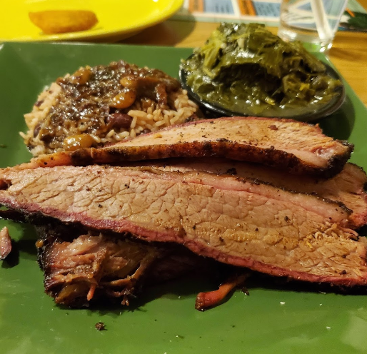 CutlassGrille's tweet photo. Our brisket is smoked over hickory and cherry wood until juicy and tender! 
...
#CutlassGrille #JamaicanFood #CarribeanFood #irielife  #JamaicanJerkBBQ
📷: Quiana Holmes - Google https://t.co/dY4ZFSc3Sg