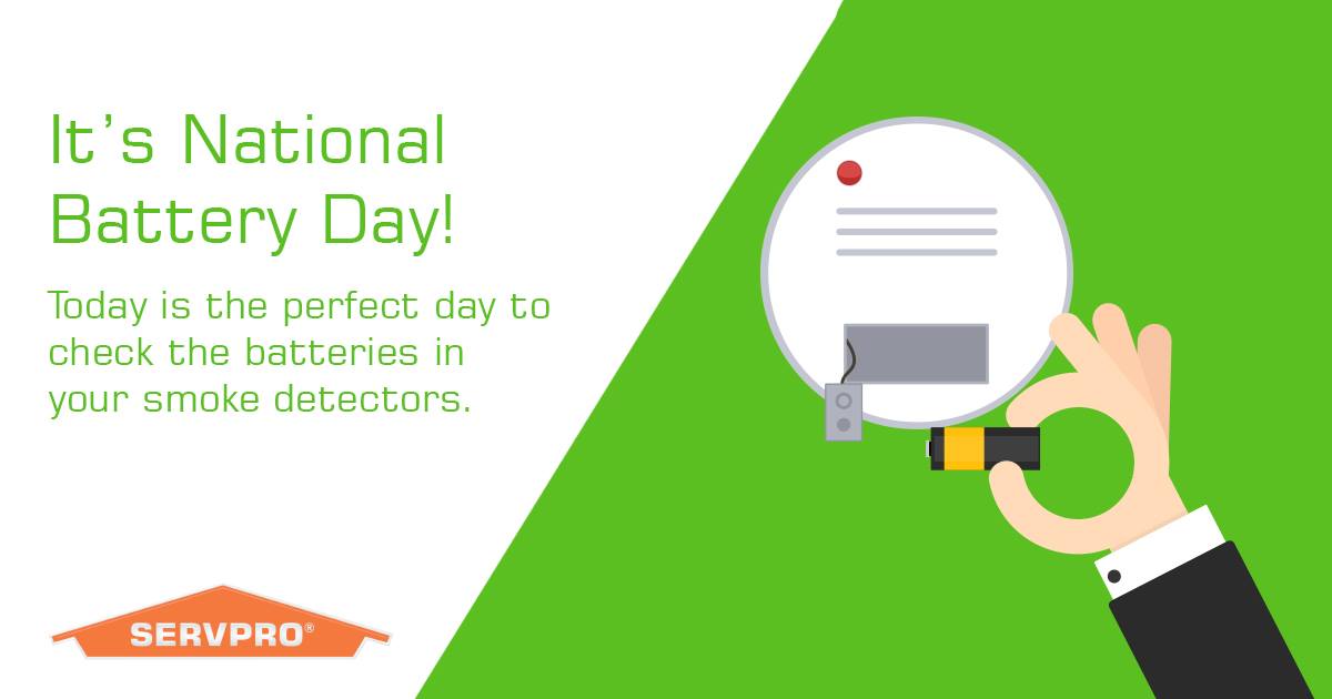 Batteries die, and other parts of the smoke detector can wear out over time. Testing them regularly and replacing batteries is one way to help ensure your family stays safe should there be a fire in your home. #NationalBatteryDay