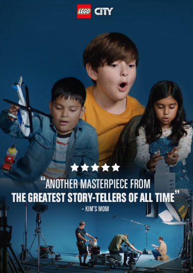 Adweek's tweet photo. Lego’s newest ad, designed for vertical formats like Instagram, is a blockbuster movie trailer made up entirely of ideas proposed by kids while playing with a Lego City Police set. https://t.co/IU0BU7Djz0 https://t.co/2m4RD6mv0i