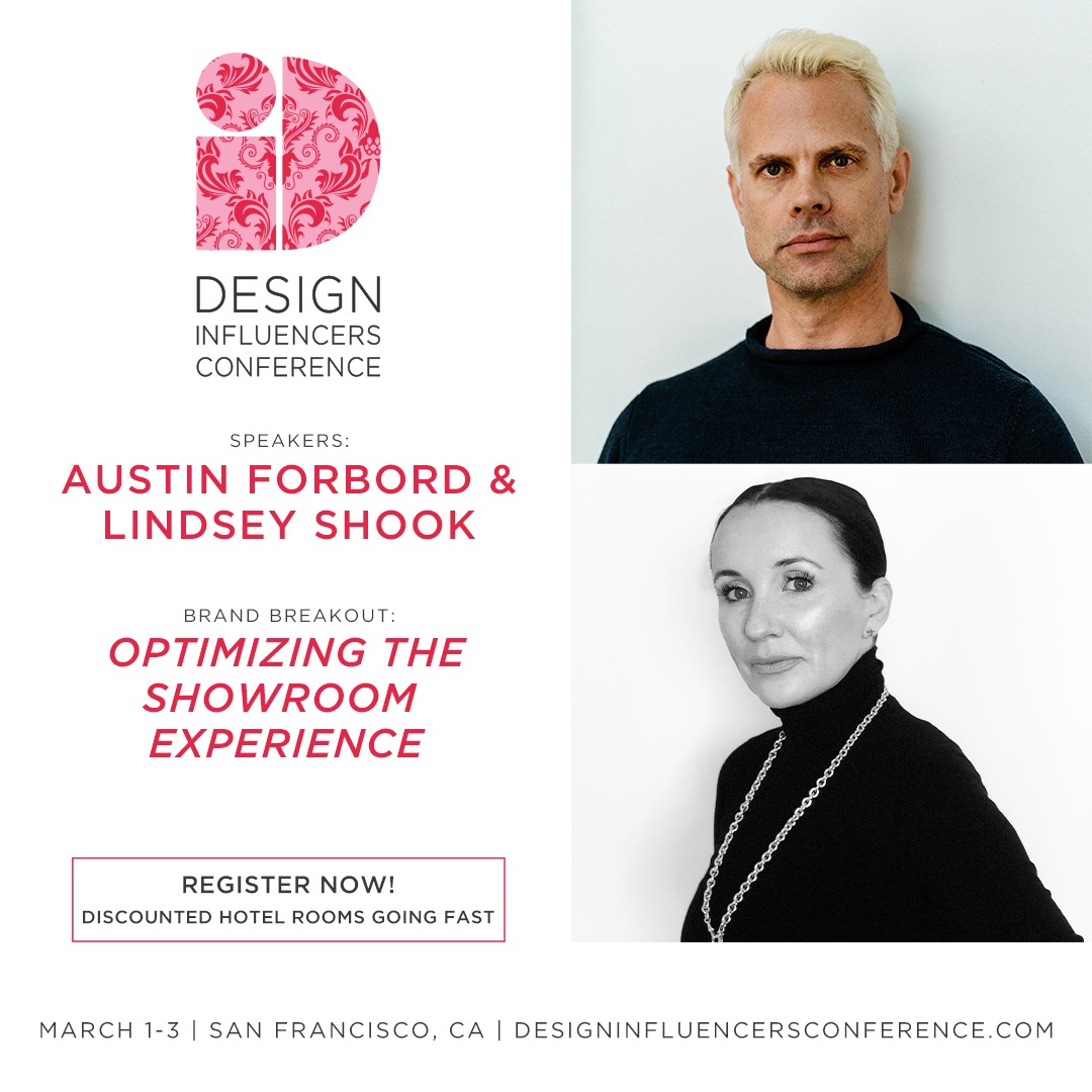 CAHomeandDesign's tweet image. Join us in SF at the 2020 @DesignInflConf  where we will discuss how to optimize the showroom experience with expert Austin Forbord of DZINE. Register NOW: designinfluencersconference.com