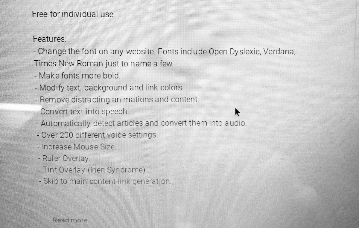 Really awesome extension for students with reading struggles 📖 👂🏻 #HCSSTRONG #HCSLTI #GoogleAccessibilityTools <a href="/HCSLTI/">HooverLTI</a>