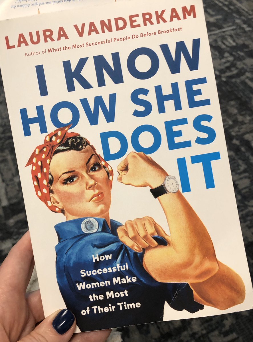 TannyMcG's tweet photo. Two flights with a long layover inbetween just means more time to read. @lvanderkam @jesslahey https://t.co/rdU8g7KL1B