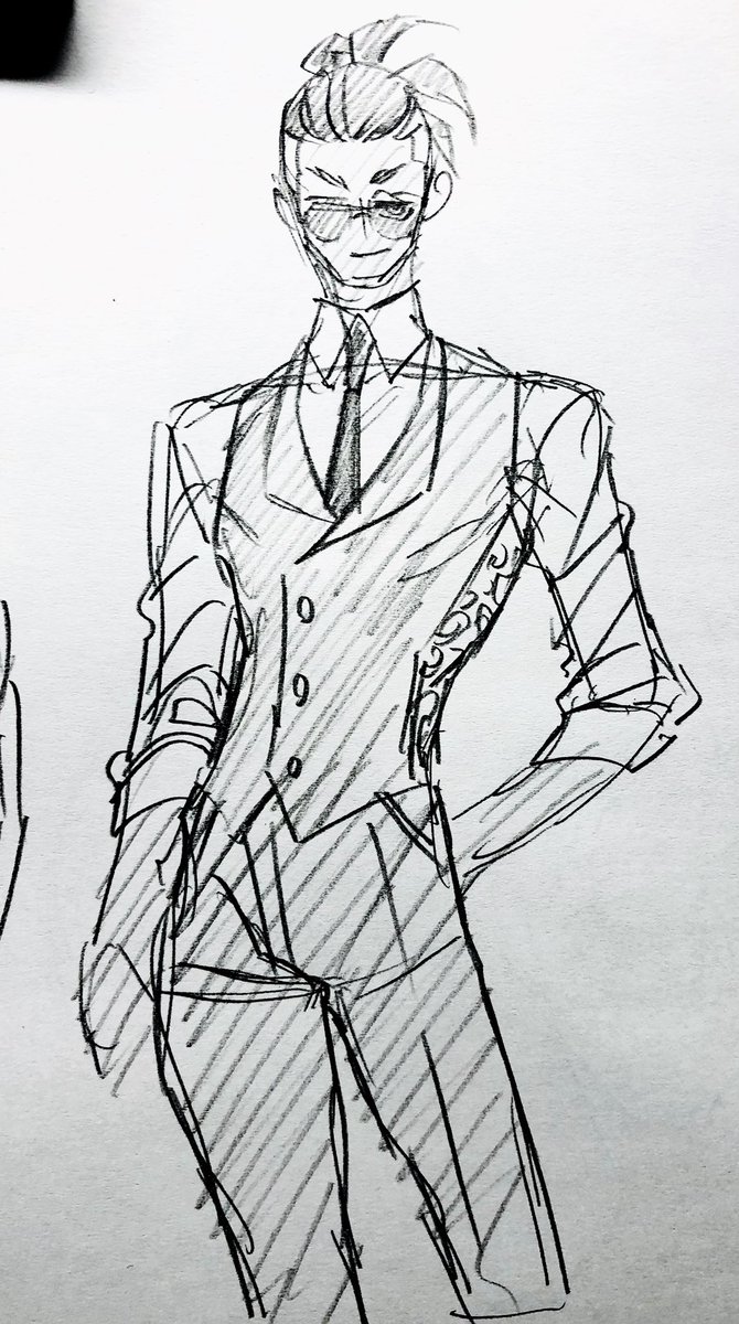 フォロワーとキバナさんのスーツ考えてた 